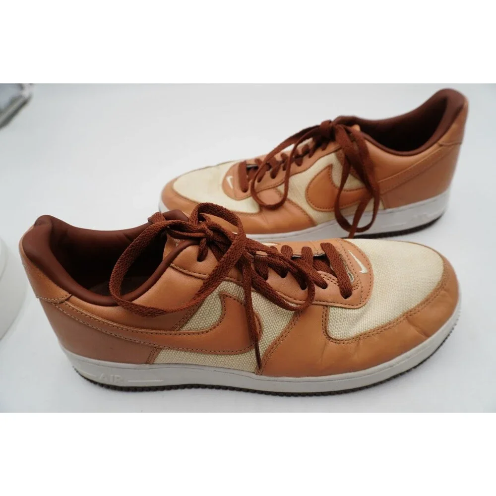 Nike Air Force 1 Low QS Acorn 2021 Natural Underbrush Brown DJ6395-100 Size 11